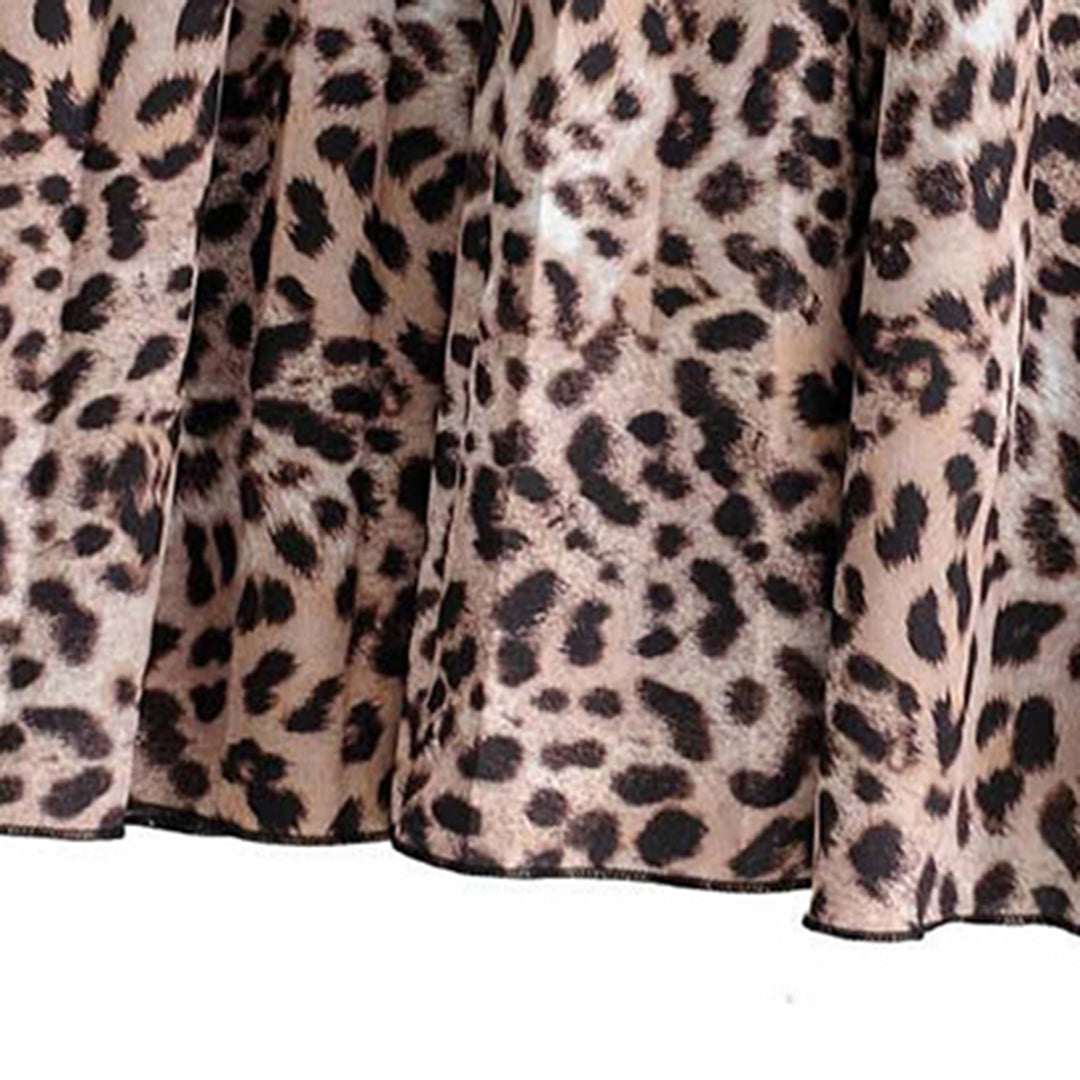 Modieuze lange maxi rok voor dames, met unieke dierenprint en een tijdloos vintage ontwerp. Ideaal voor zomer.