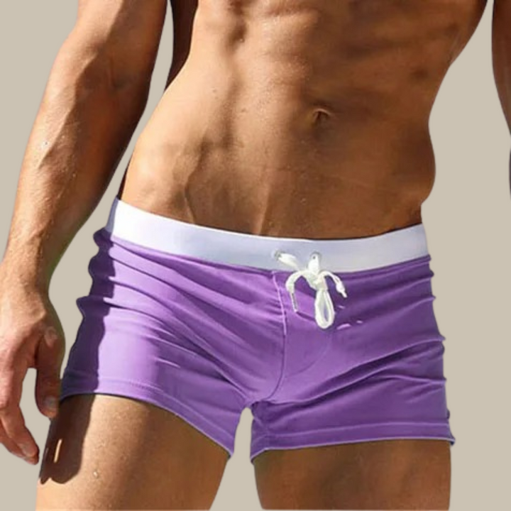 Comfortabele heren zwemshort, perfect voor ontspanning aan het strand of zwembad. Sneldrogend.