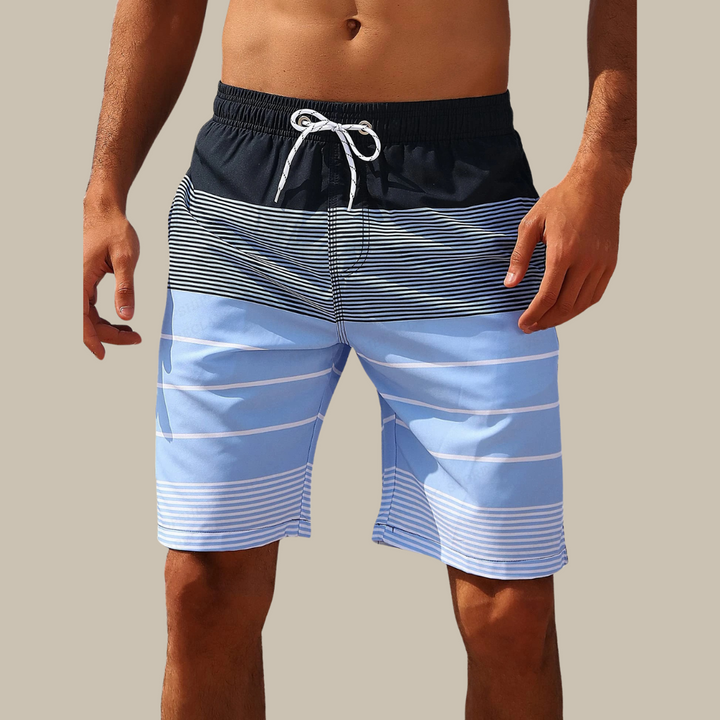 Heren sneldrogende zwembroek; comfortabele boardshorts voor zwemmen, strand en zomerse wateractiviteiten.