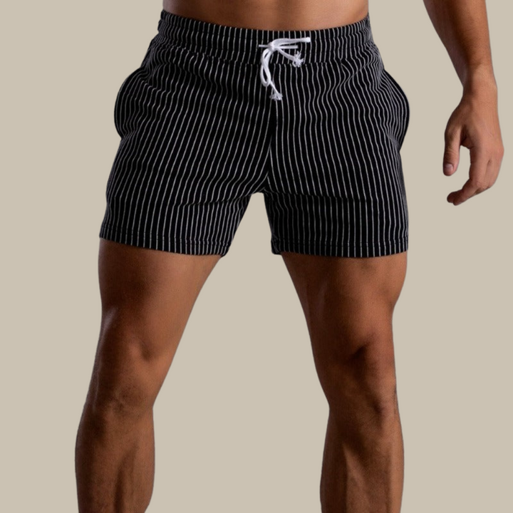 Heren sportshort voor de zomer, lichtgewicht en ademend, ideaal voor training en vrijetijd.