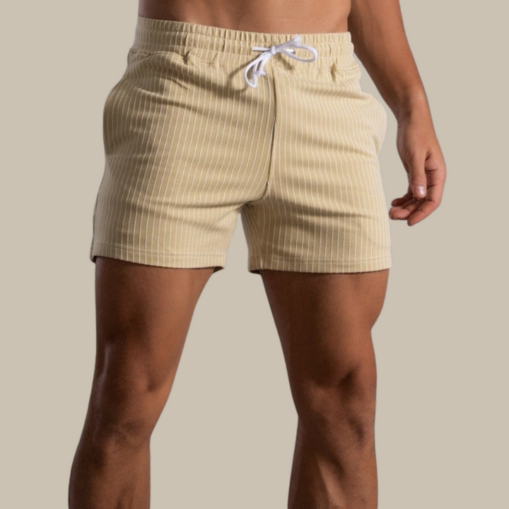 Heren sportshorts, ultieme superstretch voor training, hardlopen en fitness met ademende stof.