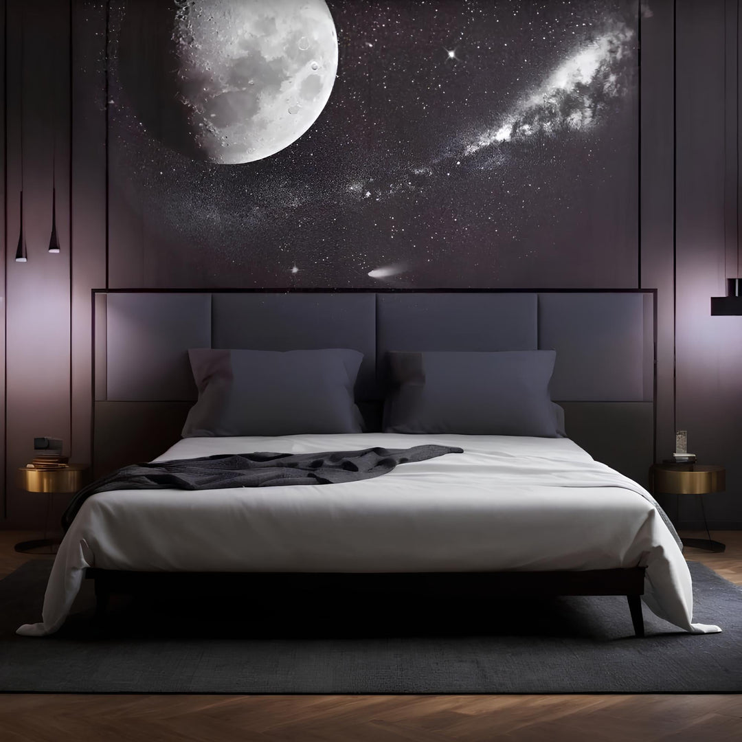 Dynamische lichtprojector met meerdere kleuren en projectiemodes; creëer unieke sferen.