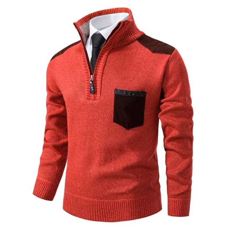 Veelzijdige heren klassieke trui, comfortabele casual mode, perfecte bovenkleding voor dagelijkse outfits.