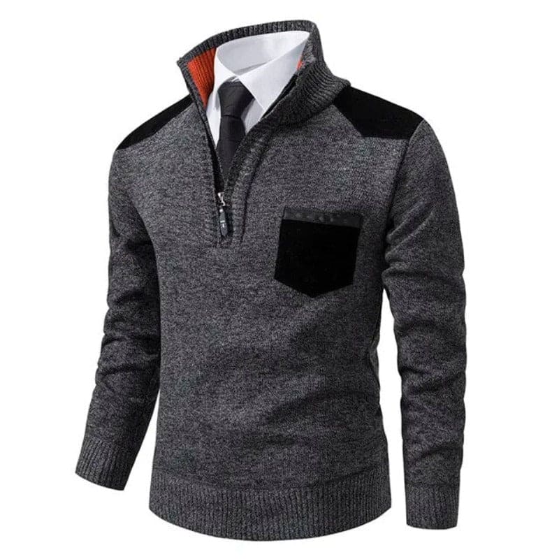 Comfortabele heren trui met klassieke pasvorm, stijlvolle casual mode bovenkleding voor een tijdloze look.