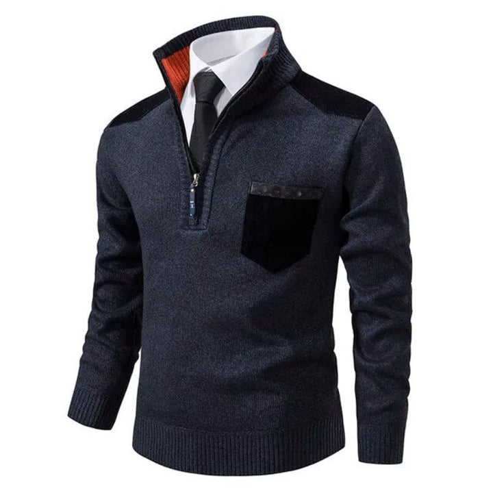 Stijlvolle heren casual trui, klassieke en comfortabele bovenkleding, essentieel voor herfst/winter mode.