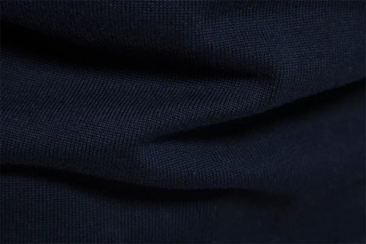 Heren halfzip trui met strepen. Modieuze pullover Toby, ideaal voor een casual, verfijnde look.