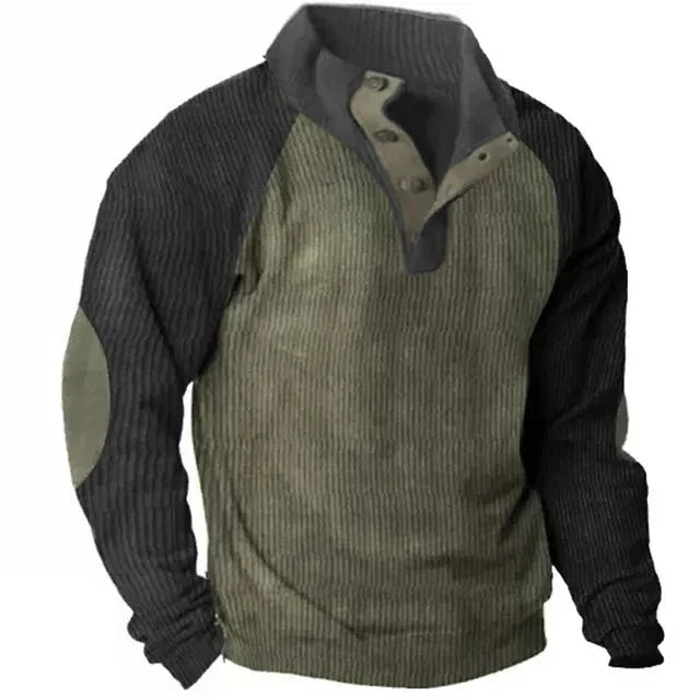 Comfortabele heren raglanmouw trui Zac. Stijlvolle slim fit pullover voor een moderne, ontspannen look.