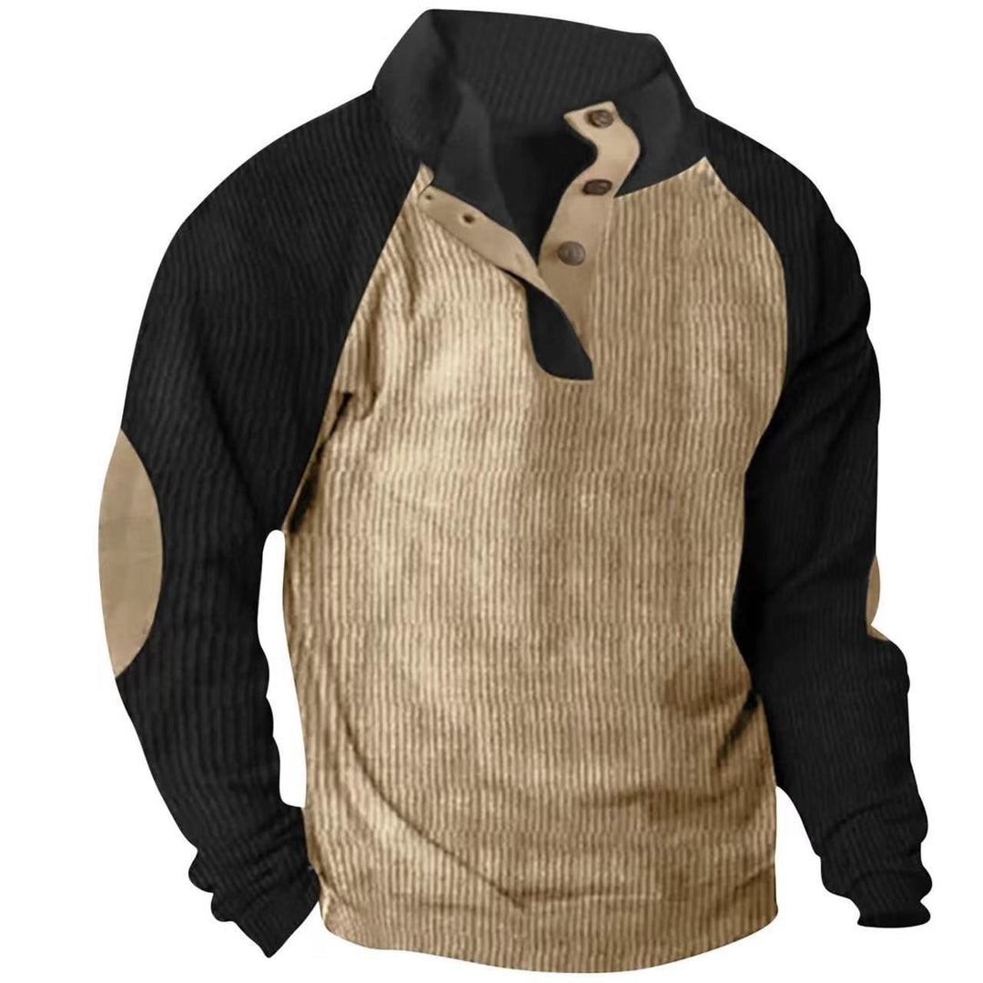 Casual heren pullover Zac, raglanmouw design en slim fit. Ideaal voor dagelijks comfort en een trendy uitstraling.