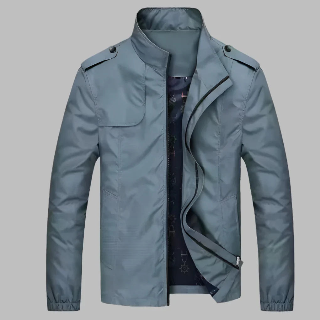 Praktisch herenjack van polyester, lichtgewicht en stijlvol, ideaal als overgangsjack.