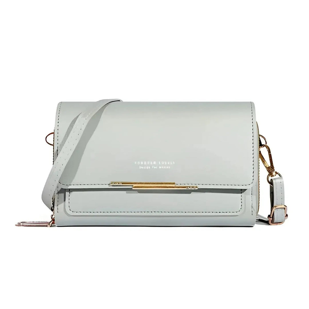 Moderne PU-leren clutch voor dames, elegant en compact, geschikt voor avondjes uit.