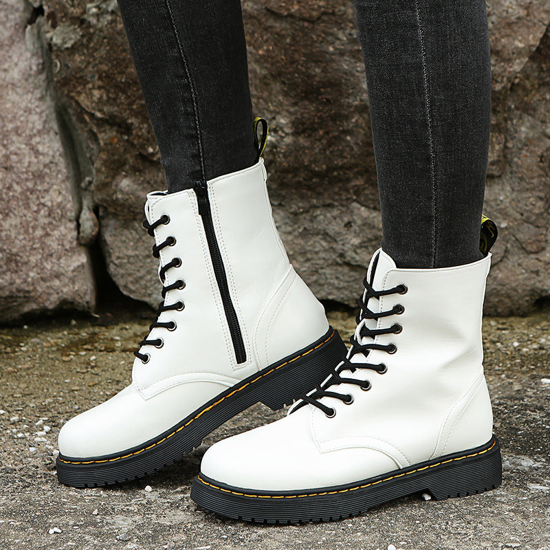 Stoere dameslaarzen met robuuste zool voor extra grip, ideaal voor herfst & winter. Comfortabele boots voor dames.