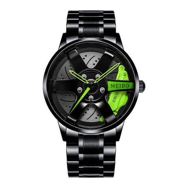 Herenhorloge RaceVision; een stijlvol accessoire dat sportiviteit en racewagen-esthetiek combineert.
