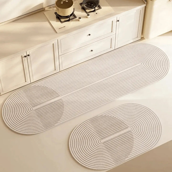 Stijlvolle huisdecoratie vloermat DryLane, absorberend en antislip; modern design voor een droge en schone leefruimte.