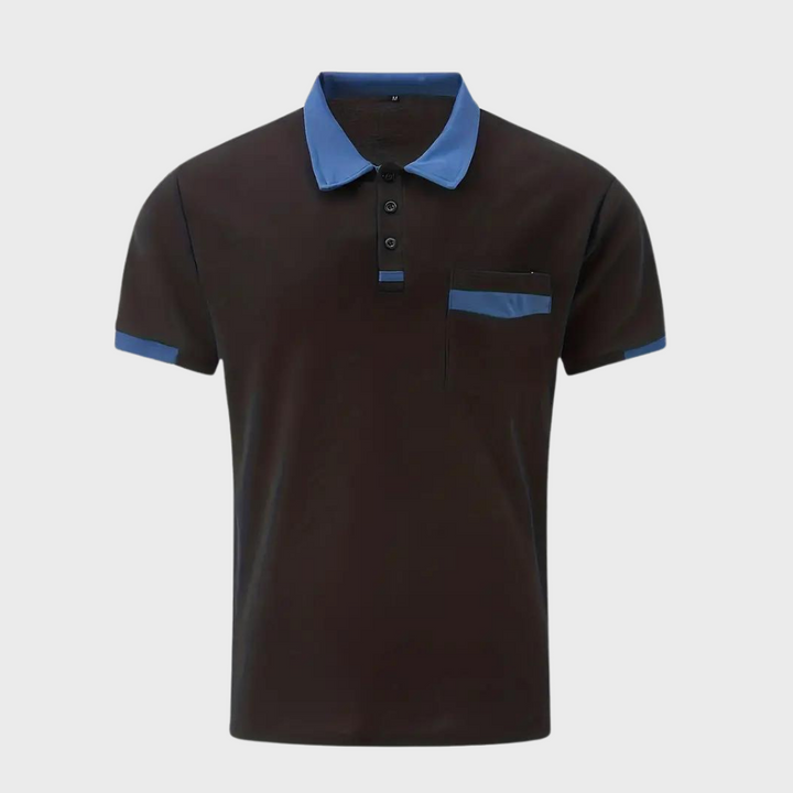 Hoymans heren polo met korte mouw, tijdloos poloshirt voor stijlvolle en comfortabele momenten.