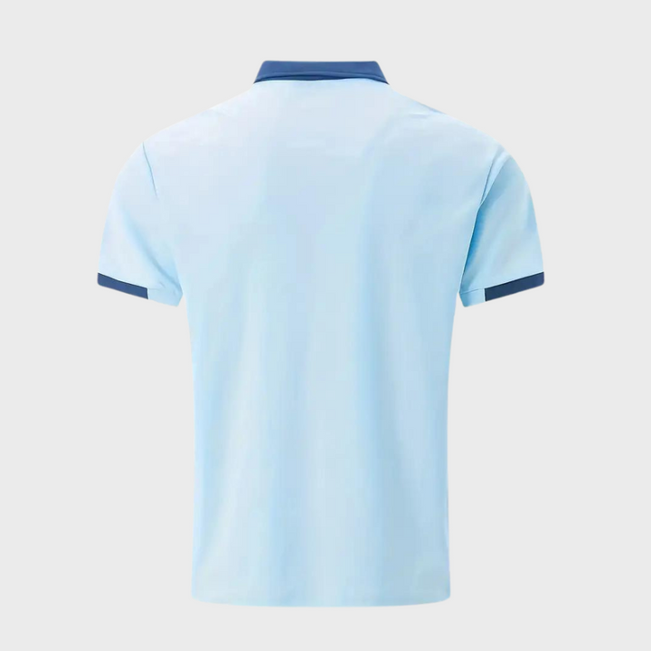 Comfortabele en ademende Hoymans heren polo, ideaal voor warme zomerse dagen.