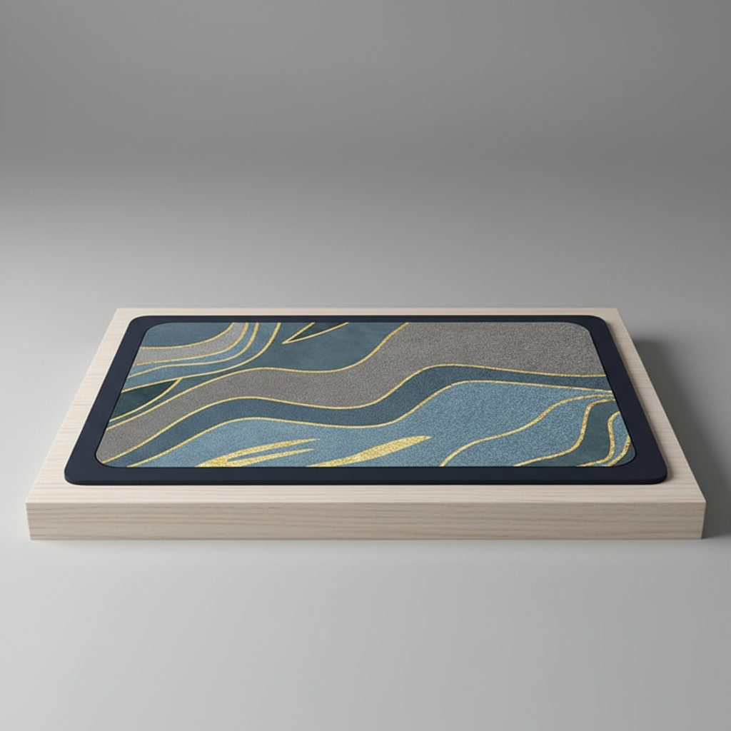 Moderne sneldrogende antislip badmat, perfect voor een schone en veilige badkameromgeving.