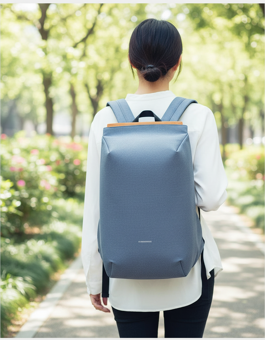 Unisex handgemaakte leren rugzak met anti-diefstal vakken, ideaal voor werk, school of reizen.