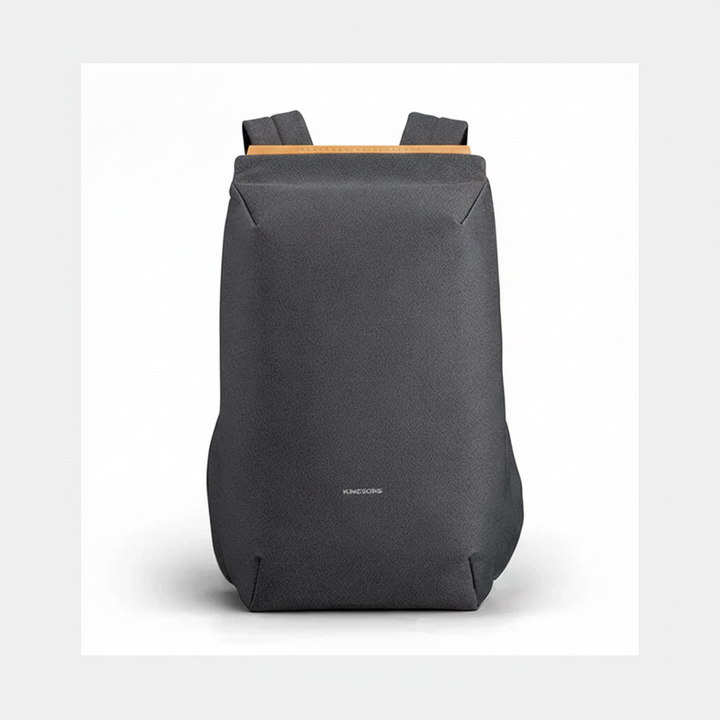 Elegante unisex leren rugzak, handgemaakt en met verborgen anti-diefstal vakken, perfect voor dagelijks gebruik.