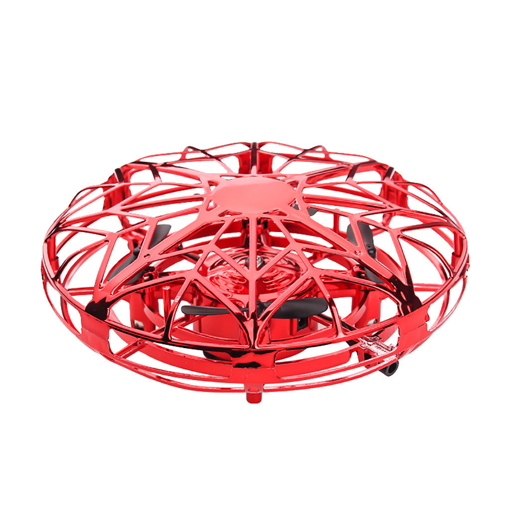 Compacte, veilige kinder gebaren minidrone klaar voor interactief vliegplezier met LED-lichten.