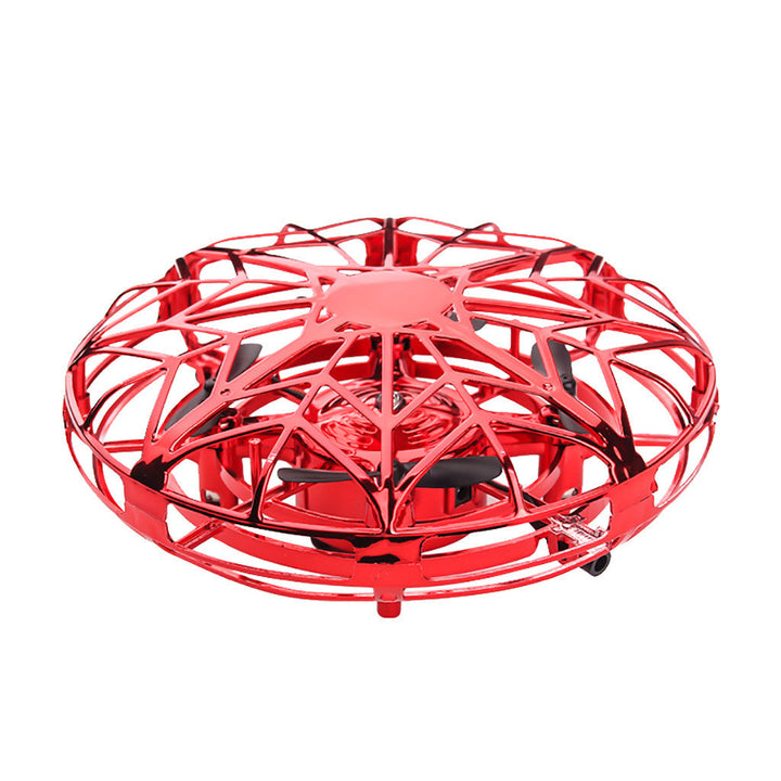 Compacte, veilige kinder gebaren minidrone klaar voor interactief vliegplezier met LED-lichten.