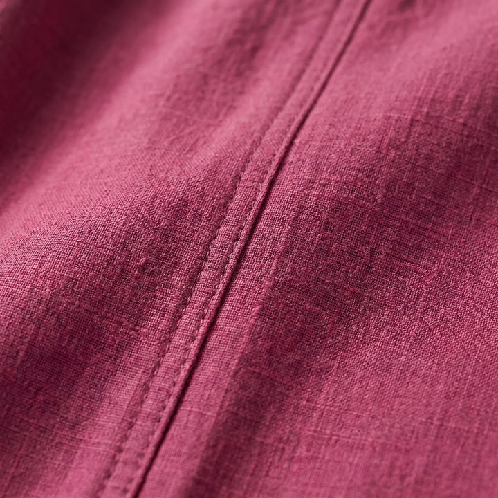 Stijlvolle damesbroek, barrelmodel met elastische taille en wijde pijpen, volledige lengte.