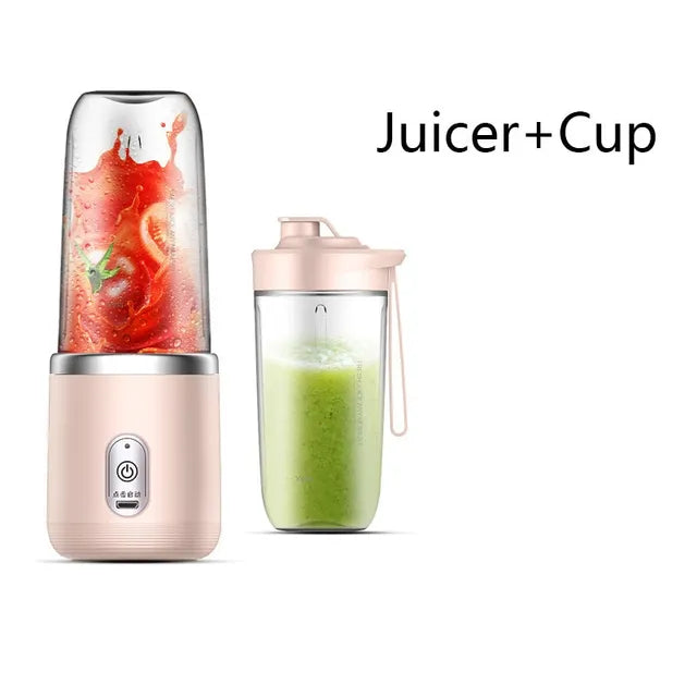 Draagbare shakebeker, blauw, voor al uw eiwitshakes en smoothies.