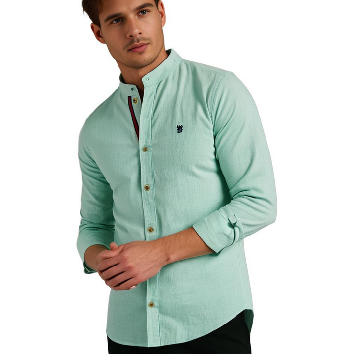 Veelzijdig Hoymans herenoverhemd met lange mouwen. Stijlvol, comfortabel en casual voor elke zomerse dag.