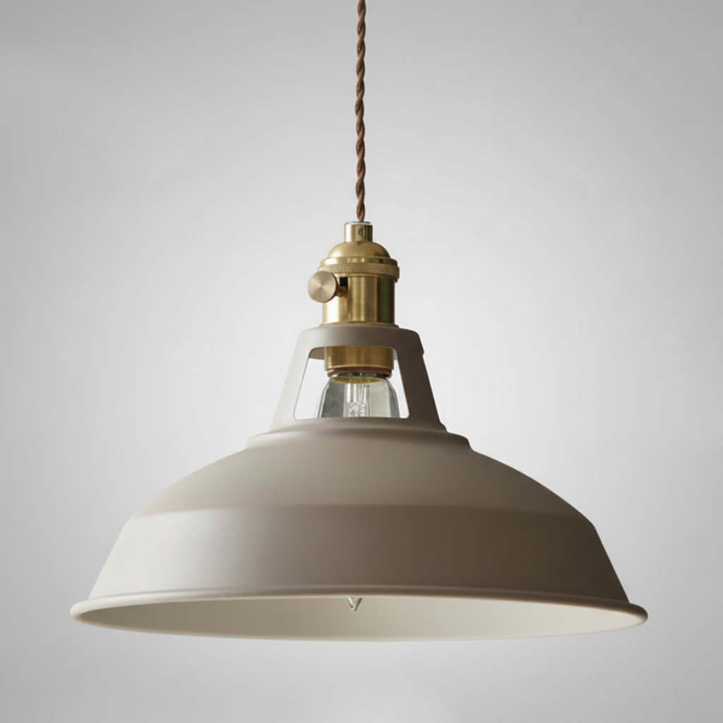 Retro industriële hanglamp metaal, stijlvolle eettafellamp voor uniek interieur design.