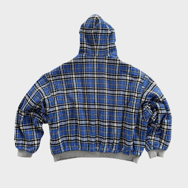 Comfortabele oversized heren hoodie "Josh" met capuchon, omkeerbaar voor diverse casual stijlen.