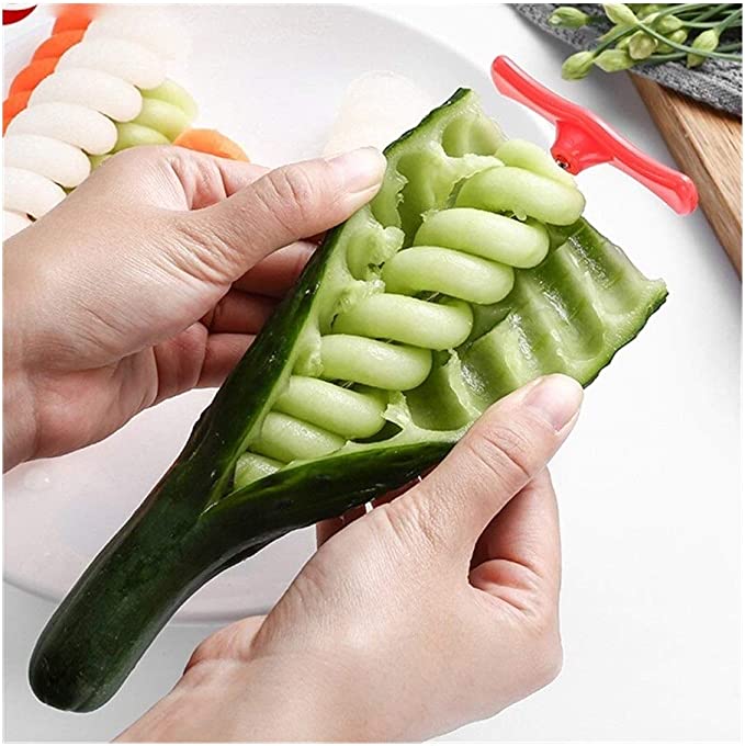 Gebruiksvriendelijke spiraalsnijder die wortels transformeert tot lange, gezonde groentenlinten. Perfect voor koken.