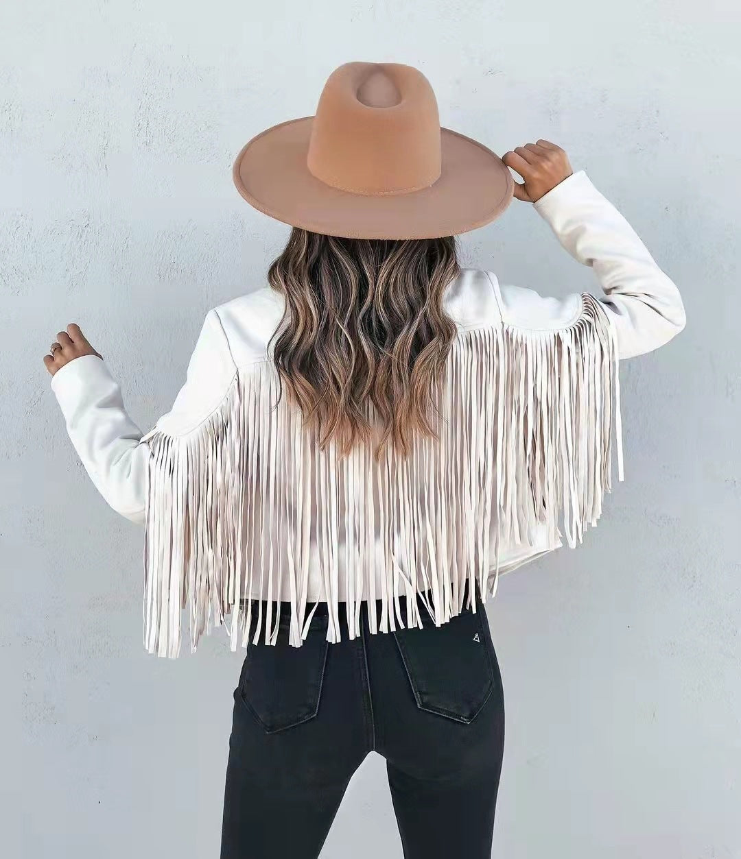 Damesjack met franjes; tijdloos western vest voor dames. Trendy voor lente en najaar.