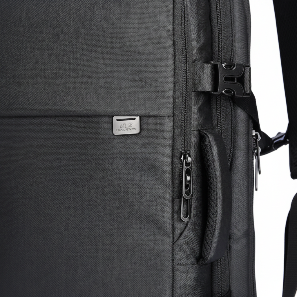 Comfortabele en ruime TravelX reisrugzak, ook geschikt als compacte dagrugzak. Ergonomisch ontwerp.