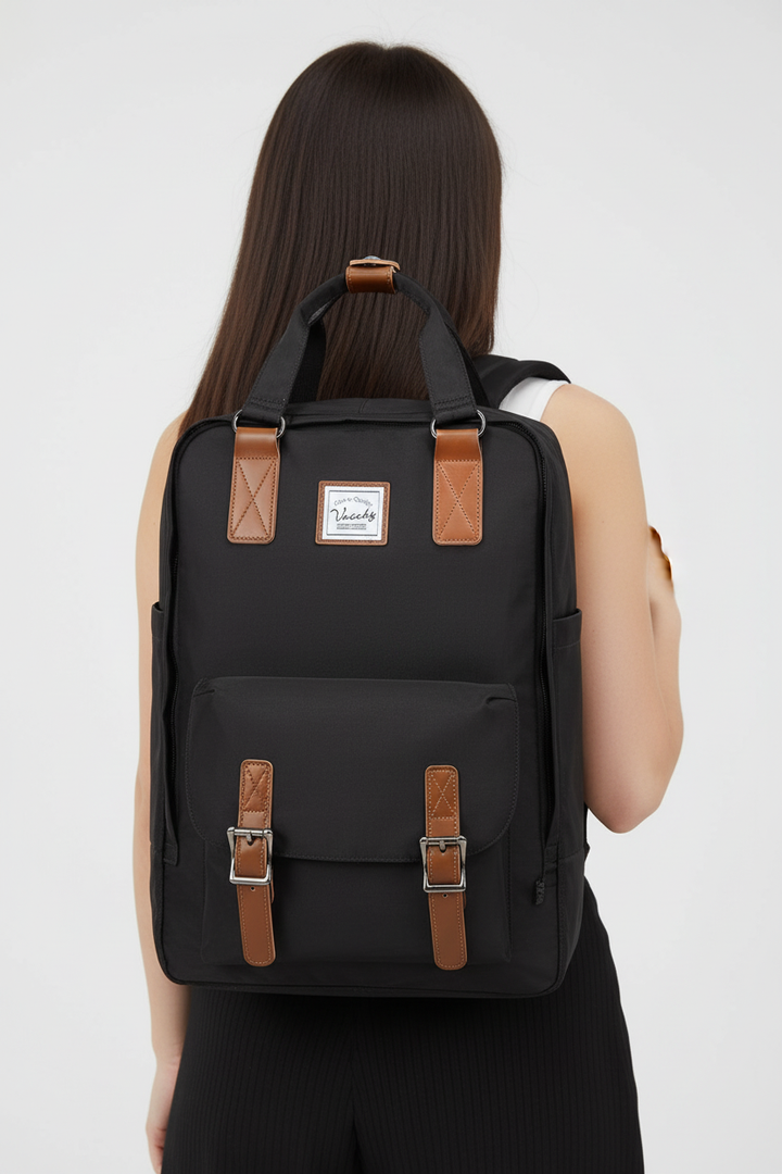Waterafstotende StylePack laptoprugzak, unisex design, beschermt je spullen tegen regen.