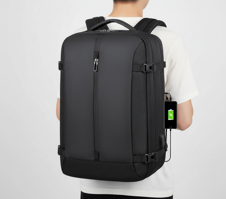 Comfortabele laptoprugzak Voyager met waterdichte compartimenten voor werk, school of stedentrips.