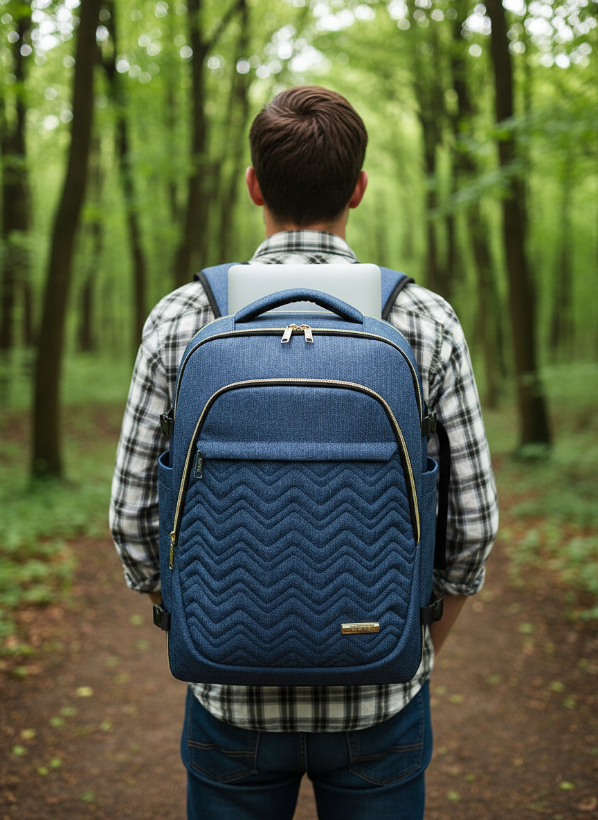 Unisex reisrugzak 40L, ideaal voor avontuurlijke reizen en outdoor vakanties. Grote capaciteit.