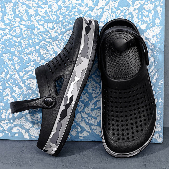 Stijlvolle zwarte casual sandalen voor heren en dames. Bieden ultiem comfort en orthopedische ondersteuning.