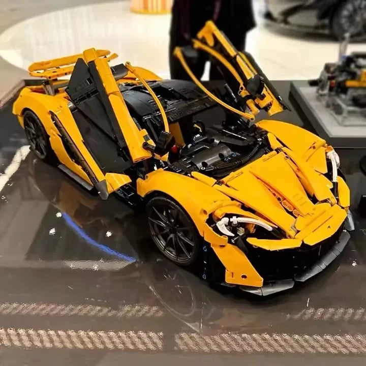 Bouwset van een Formule 1 racewagen, technisch bouwpakket voor volwassenen met 3893 stuks.