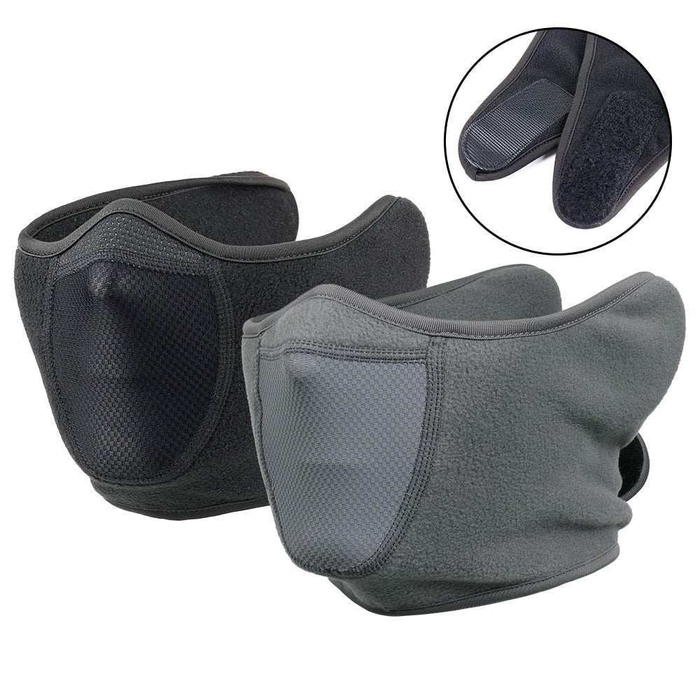 Unisex thermische hals- en gezichtswarmer voor winterse kou. Biedt warmte en bescherming bij koud weer.