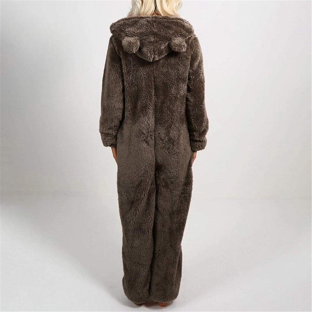 Praktische en comfortabele dames onesie, een veelzijdig huispak voor thuiswerken of relaxen in stijl.