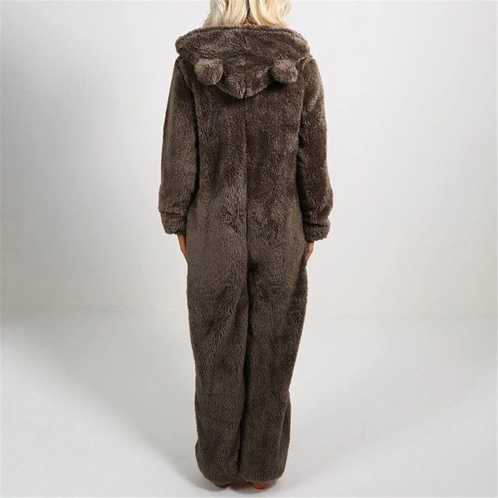 Praktische en comfortabele dames onesie, een veelzijdig huispak voor thuiswerken of relaxen in stijl.