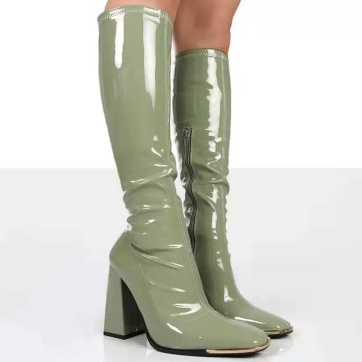 Stijlvolle dames winterlaarzen, retro look & comfortabele pasvorm, voor dagelijks gebruik.