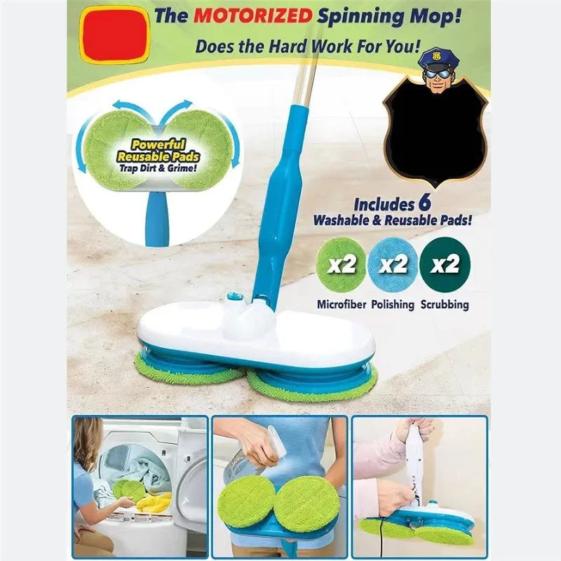 Ergonomische FlexMop draadloze dweil. Lichtgewicht design voor comfortabel en snel schoonmaken van je huis.