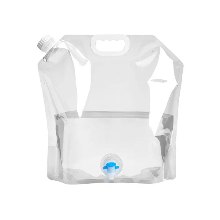 Gevulde 5L/10L drinkwaterzak, perfect voor hydratatie tijdens camping, picknick of buitensportactiviteiten.