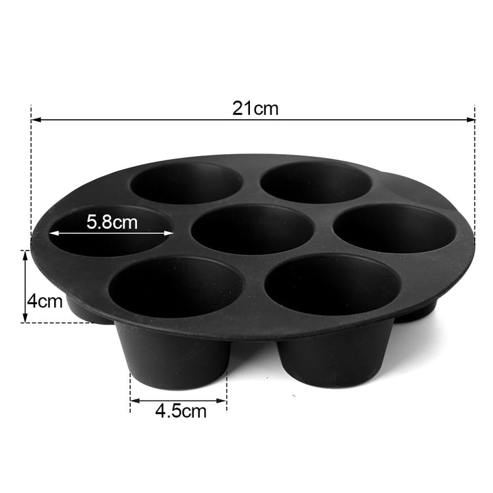 Versgebakken muffins en cupcakes uit de siliconen bakvorm. Geschikt voor airfryer en oven. Bakplezier gegarandeerd.