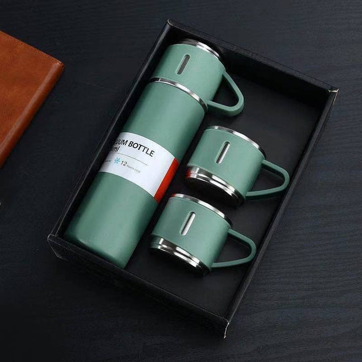 Lichtgewicht draagbare roestvrije drinkfles/thermoskan, 500ml. Ideaal voor dagelijks gebruik & reizen.