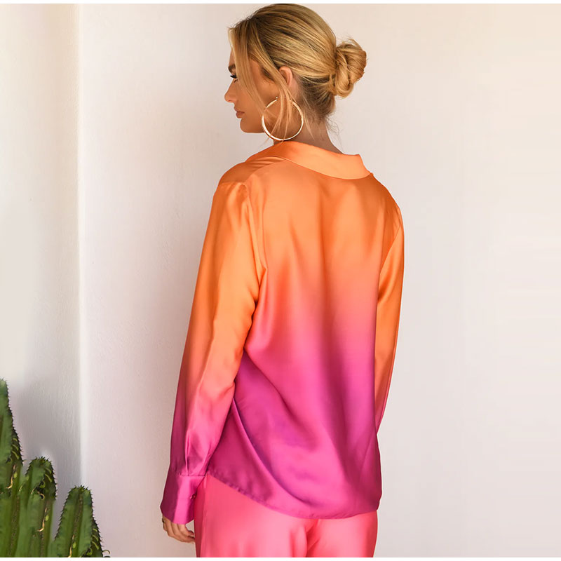 Stijlvolle Kenza Ombre set voor dames, complete outfit voor een relaxte én chique look.