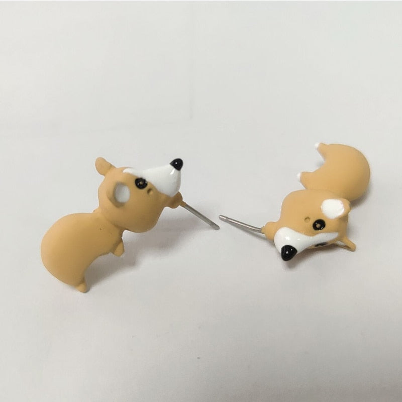 Schattige nijlpaard oorbellen voor dames. Trendy en speelse dierensieraden; een perfect cadeau.