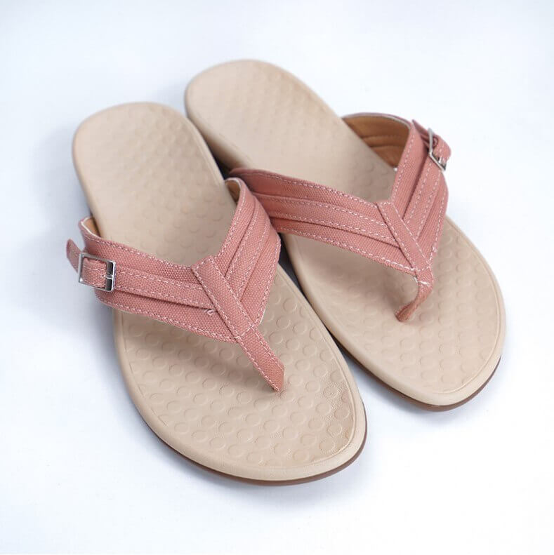 Dames orthopedische zomer sandalen; uitstekende voetsteun, demping en stijl.