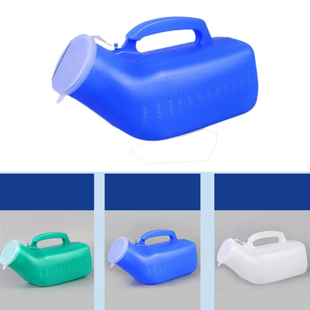 Draagbare urinaal voor mannen, 1200ml, ideaal voor reizen en kamperen. Mobiel en comfortabel.