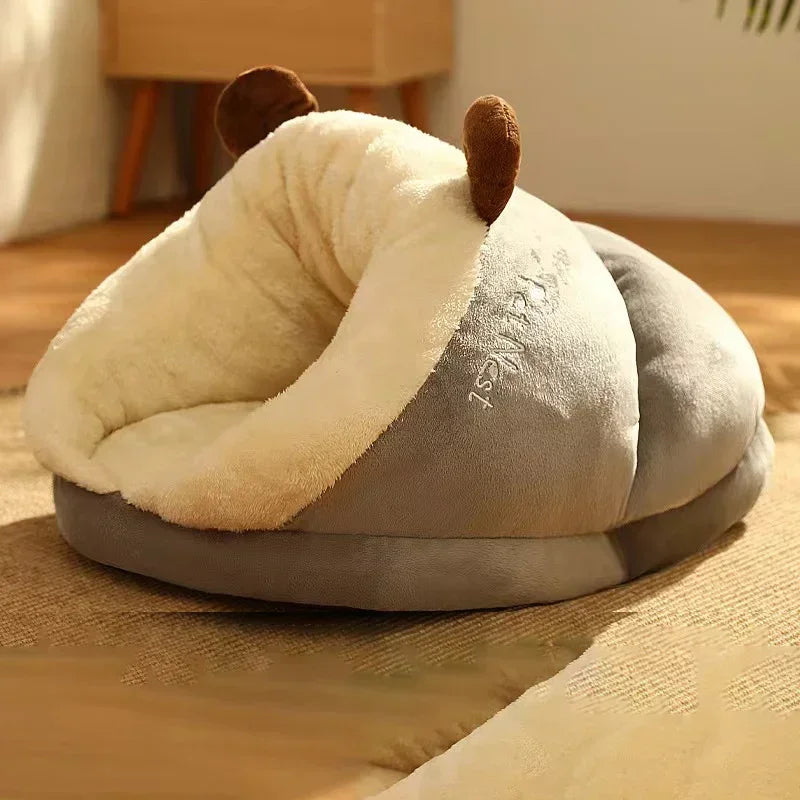 Warm en zacht hondenbed voor ultiem wintercomfort. Dit opvouwbare hondenbed is ook volledig wasbaar.